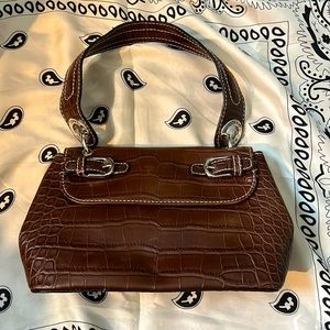 Brown shoulder purse